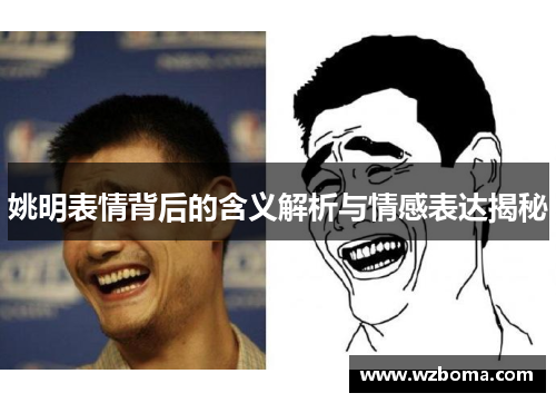 姚明表情背后的含义解析与情感表达揭秘