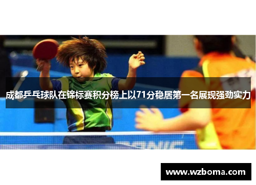 成都乒乓球队在锦标赛积分榜上以71分稳居第一名展现强劲实力
